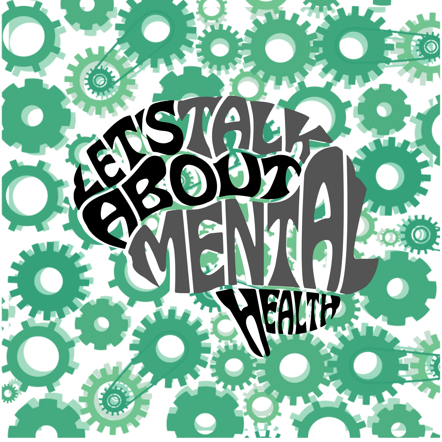 Gears Moving on Mental Health Tshirt